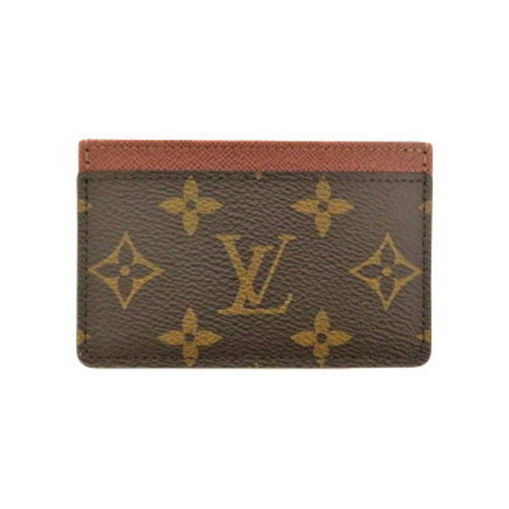 Louis Vuitton Porte Carte Sampler Brown